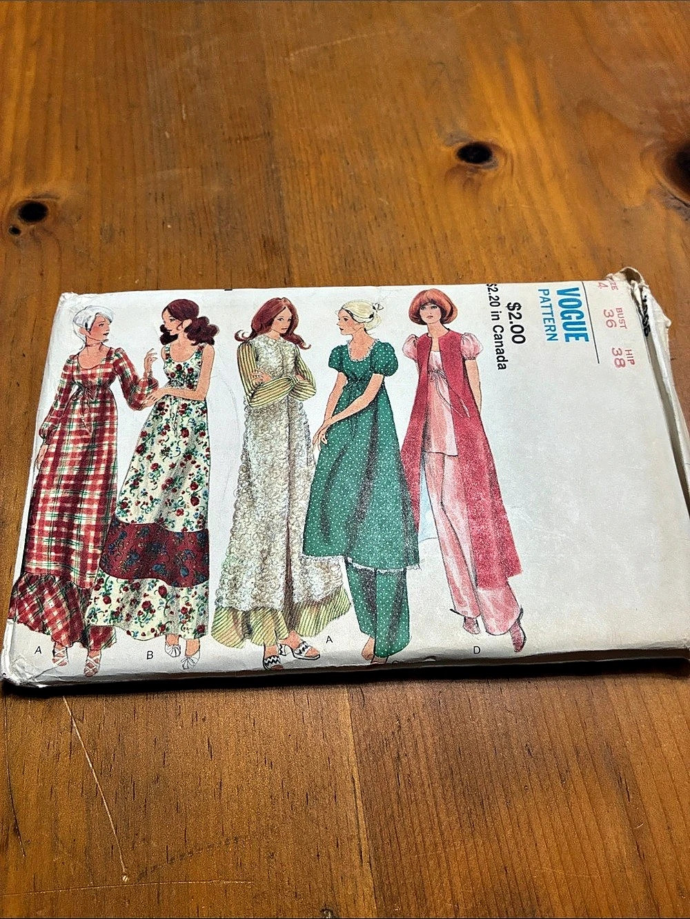Vogue 7905 Sewing Pattern Size 14